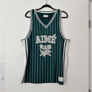 NEW Aime Leon Dore Striped Basketball Jersey SS22